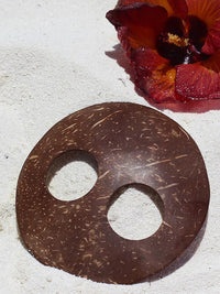 Coconut Shell Round Tie - Hula Beach-Sarong Ties-Hula Beach