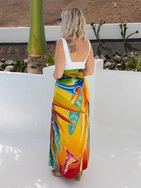Hummingbird Hand Painted Sarong - Hula Beach-Sarong-Hula Beach