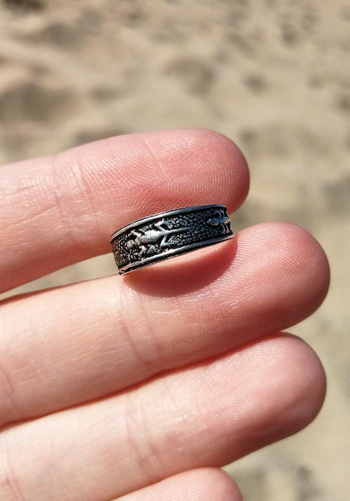 Lizard Sterling Silver Toe Ring - Hula Beach-Toe Ring-Hula Beach