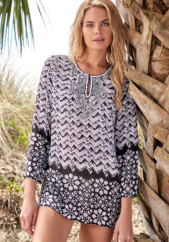 Marbella Tunic - Hula Beach-Apparel & Accessories-Pia Rossini