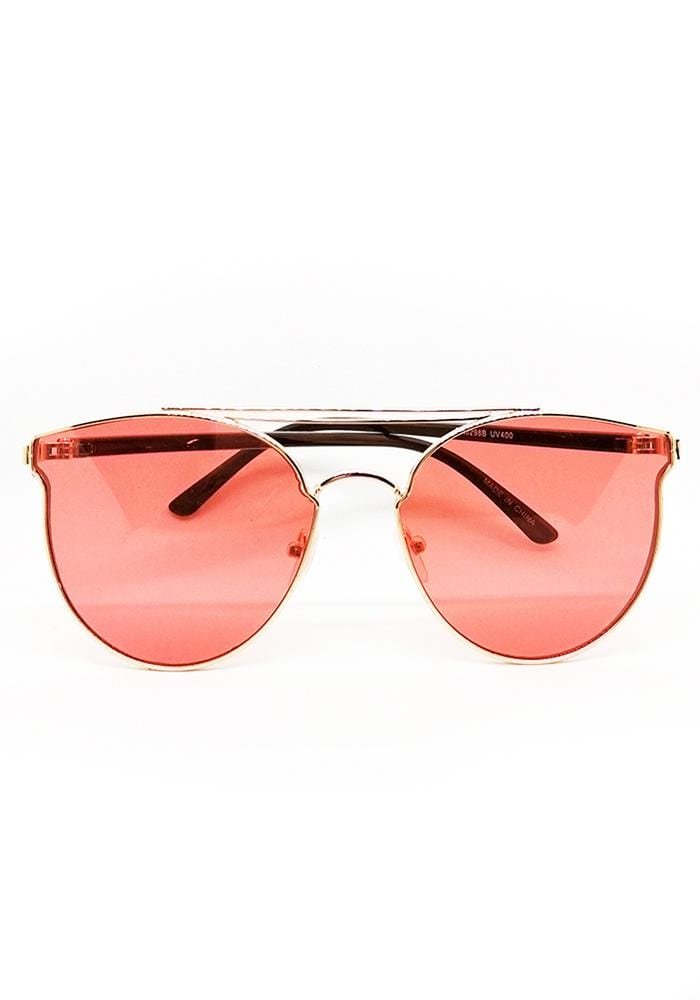 Red Cat Eye Sunglasses - Hula Beach-Sunglasses-Hula Beach
